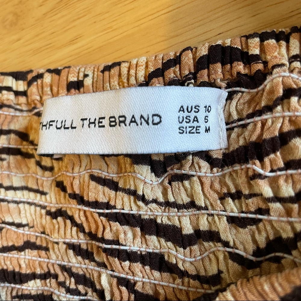 Faithfull The Brand Wyldie Midi Dress Size 6 - Picture 9 of 10